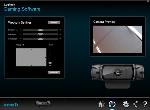 Panel de configuración