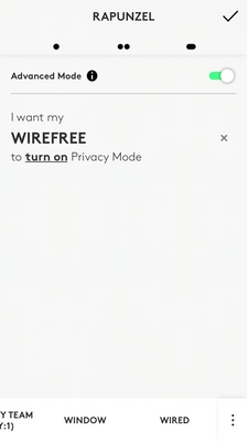 Advanced Mode Toggle