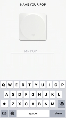 Name POP Button