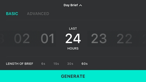 Basic Day Brief