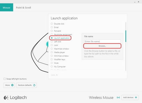 Launch application
