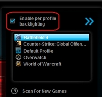 Enable Per Profile